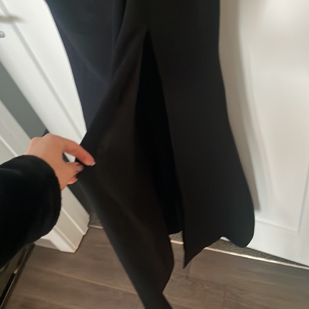 Jordan Ruched Side Slit Gown - Picture 6 of 15